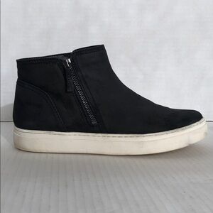 Naturalizer Celeste Black Platform Side zip Ankle Boots Size 10.5